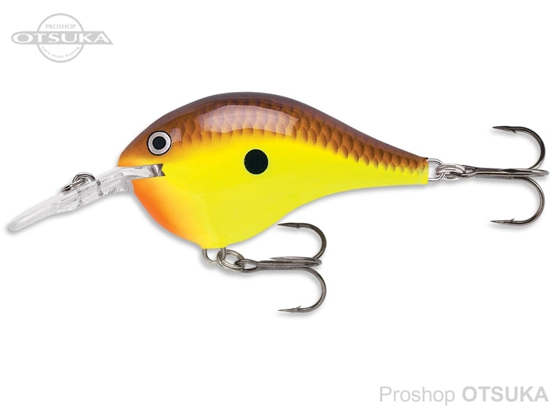 ラパラ DTシリーズ DT-6 50mm 12g # チャートリュースブラウン