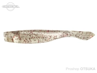 バークレイ パワーベイト - 1.5インチ スライダーシャッド #クリアーウィズレッドフレーク 1.5インチ 3.8cm