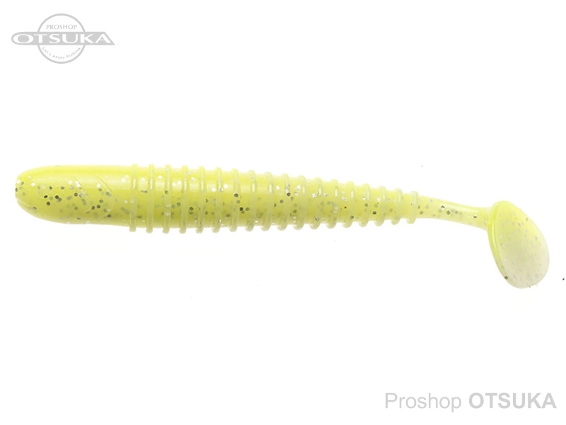 バークレイ パワーベイト Tテール シャッド 3.7インチ 3.7インチ #チャートリュースホワイトグローSフレーク