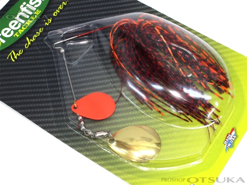 グリーンフィッシュタックル オリジナルスピナーベイト 14oz Dc ダブルコロラドブレード ルースター プロショップオオツカ