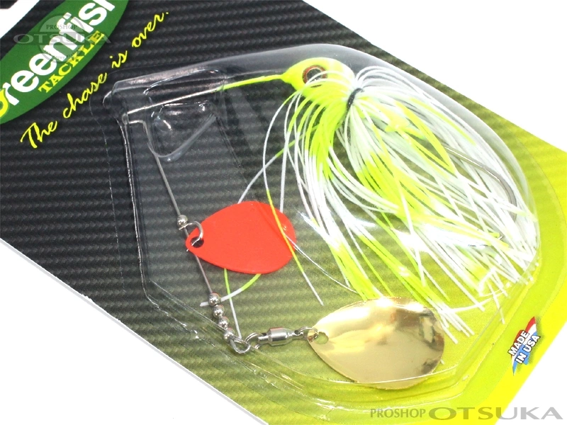 グリーンフィッシュタックル オリジナルスピナーベイト 12oz Dc ダブルコロラドブレード 100グランド プロショップオオツカ