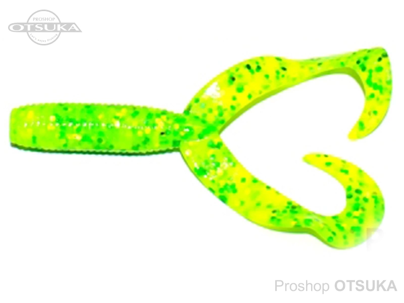 ゲーリーヤマモト グラブ 4インチ Wテールグラブ 4inch #169 CHART W/LG GRN&CHERT