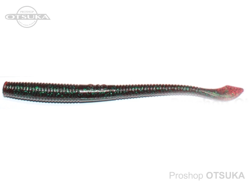 ゲーリーヤマモト カットテール 4インチ カットテールワーム 4inch #231 PLUM W/SM EMERALD FLK