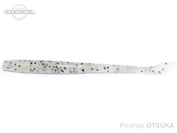 Gary Yamamoto cut tail - 4inch  #187 CREAR W/LG BLK FLK 4inch