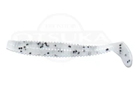 Gary Yamamoto legworm - 2.5inch  #187 CLEAR W/LG BLK FLK 2.5inch