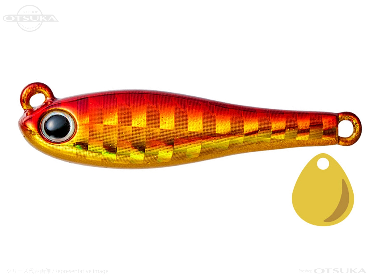 アクアウェーブ メタルマジック ショア メタルマジックミニ 14gW 14g ダブルフック #A13A アカキン