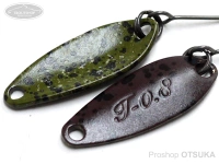 ヤリエ スプーン ティーロール 0.8g #S5 ケイムライトペレット 0.8g 渋々カラー