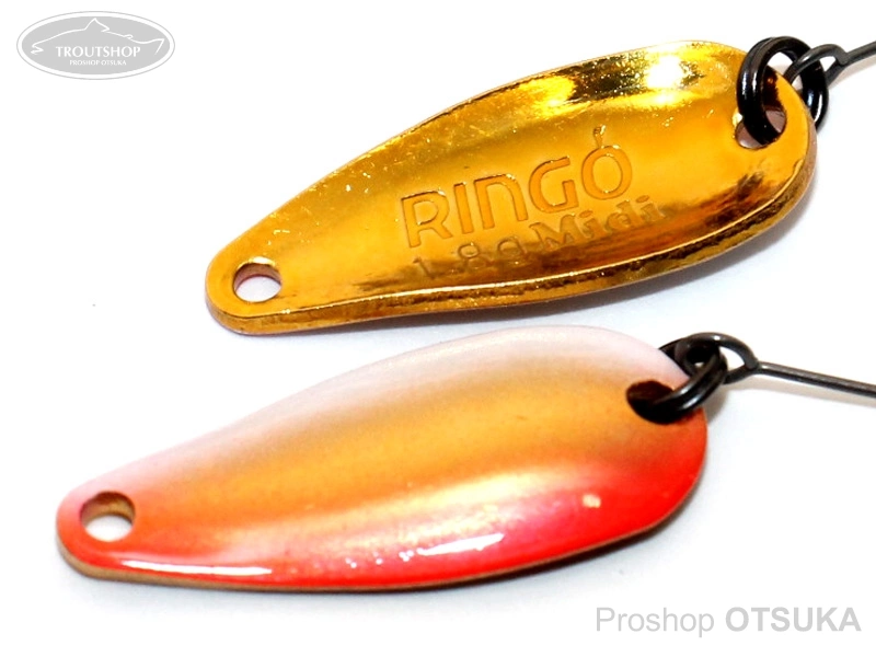 リンゴミディ　1.8g 　33枚　スプーン　管理釣り場　ルアー　ヤリエ ヤリエ リンゴミディ 1.8g 1.8g アドバンストシリーズ #ADー21 ウザキン