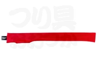 タックルインジャパン モバイルロッドカバー - 渓流 #レッド 収納可能竿全長47～70cm