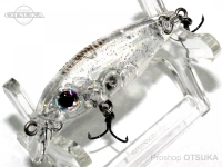 スミス ガンシップ - 45SS 04 クリアーグリッター 45mm 4g フローティング