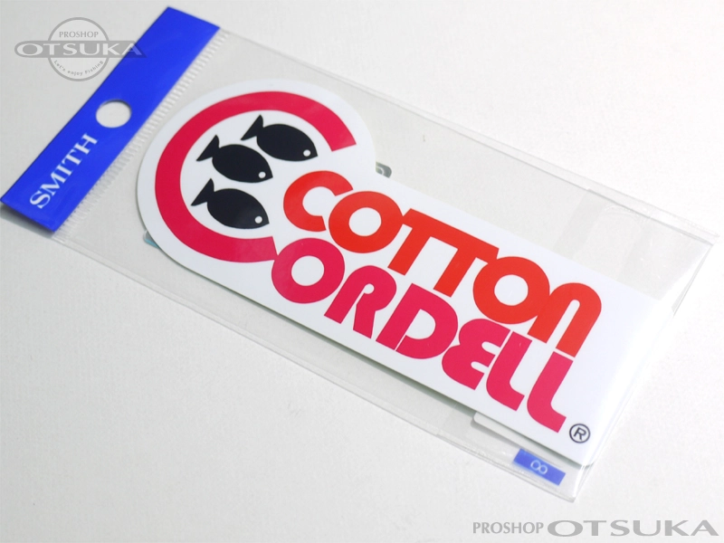 コットンコーデル ステッカー コーデル オールド ステッカー 120×53mm(白縁含む) 