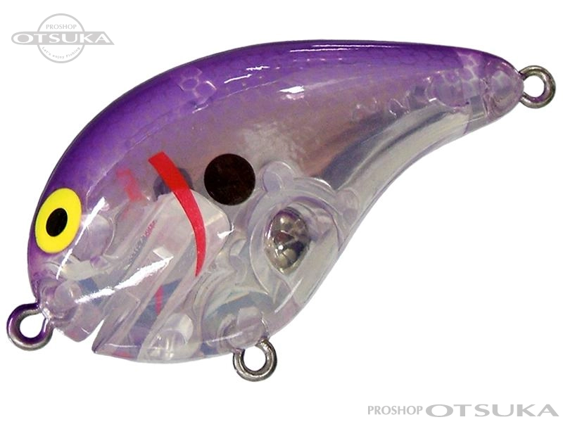 ボーマー スクエアA スクエアA B04 4.1cm 7.0g フローティング #SSA7 シルバーフラッシュパープルバックスケール