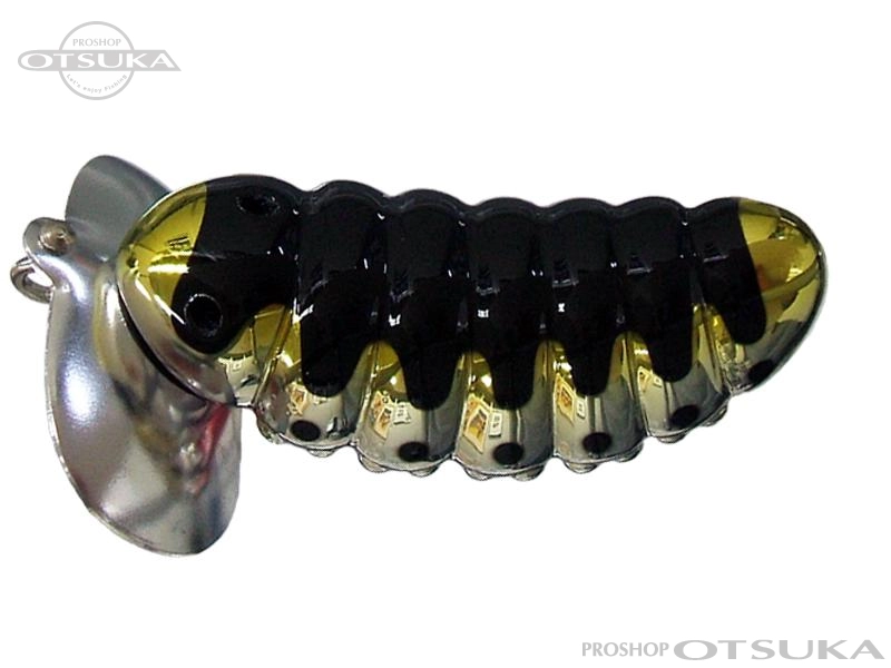 スミス キャタピー キャタピー2 ** 68mm 16.7g フローティング #10 クロキンシルバーアオムシ