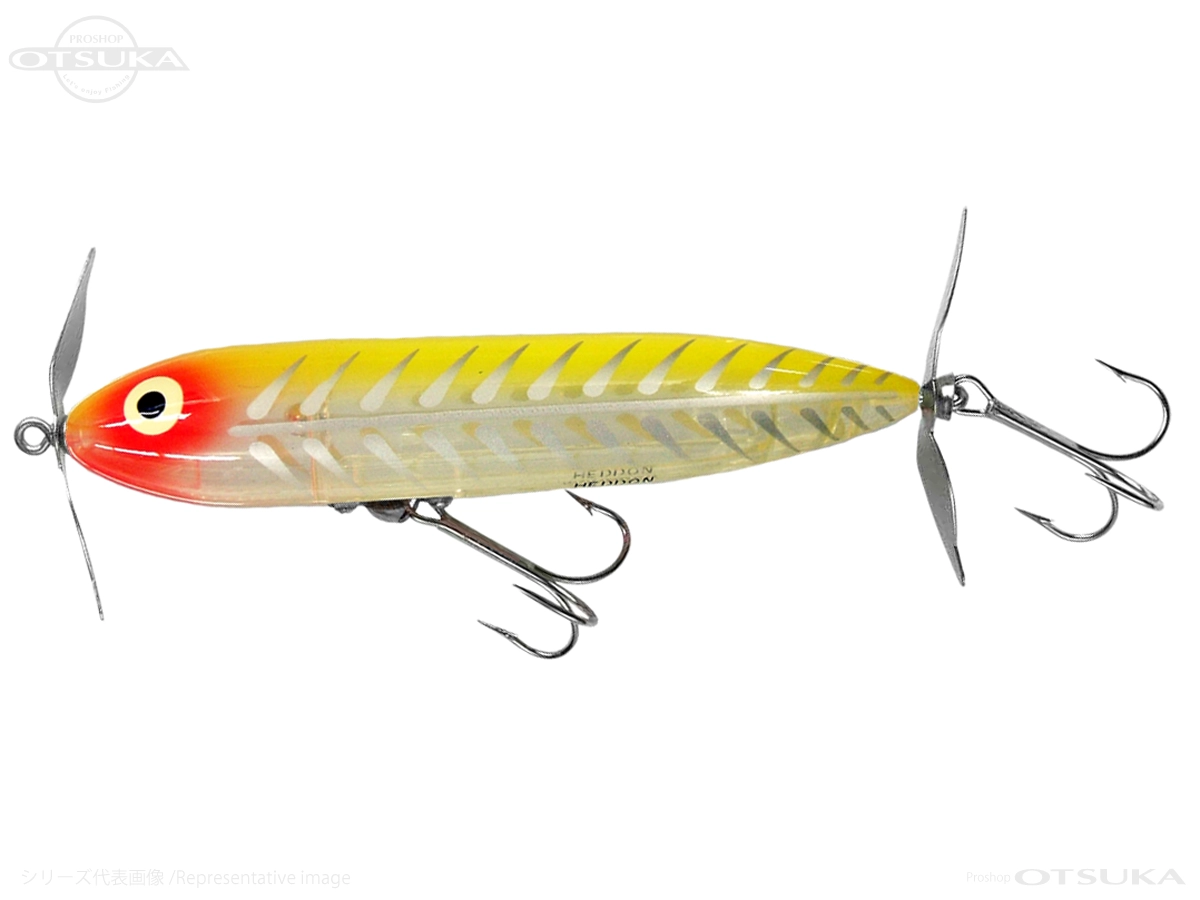 ヘドン ウンデッドスプーク ウンデッドザラスプーク ** 4-1/2インチ 3/4oz #XRY (スミス特注カラー)