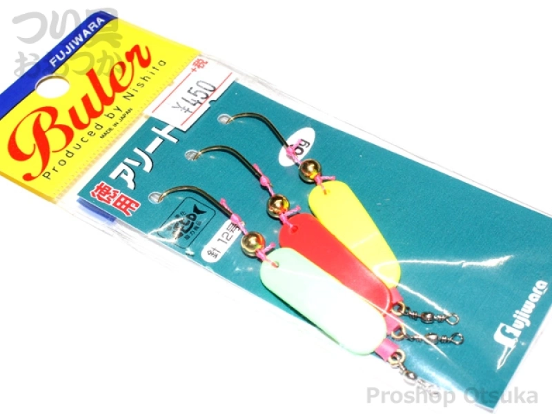 フジワラ アソートブラー アソートブラー 6g #蛍光グリーン/蛍光レッド/蛍光イエロー