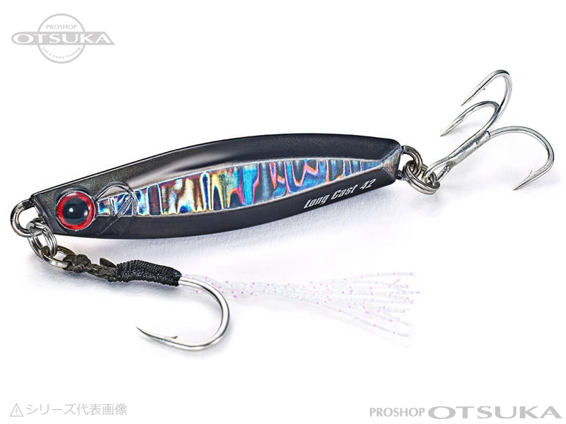 ジャクソン メタルエフェクト ロングキャスト 42g 42g #KSG 黒の衝撃