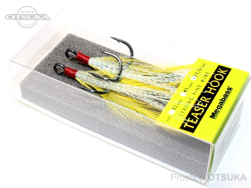 メガバス フェザーフック ティーザーフック #1/0 #チャート