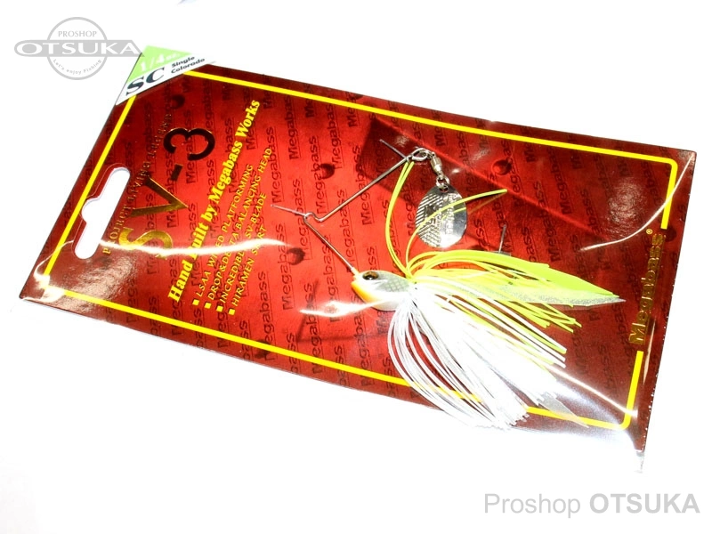 メガバス SV-3 SV-3 1/4oz 1/4oz SC #ホワイトチャート