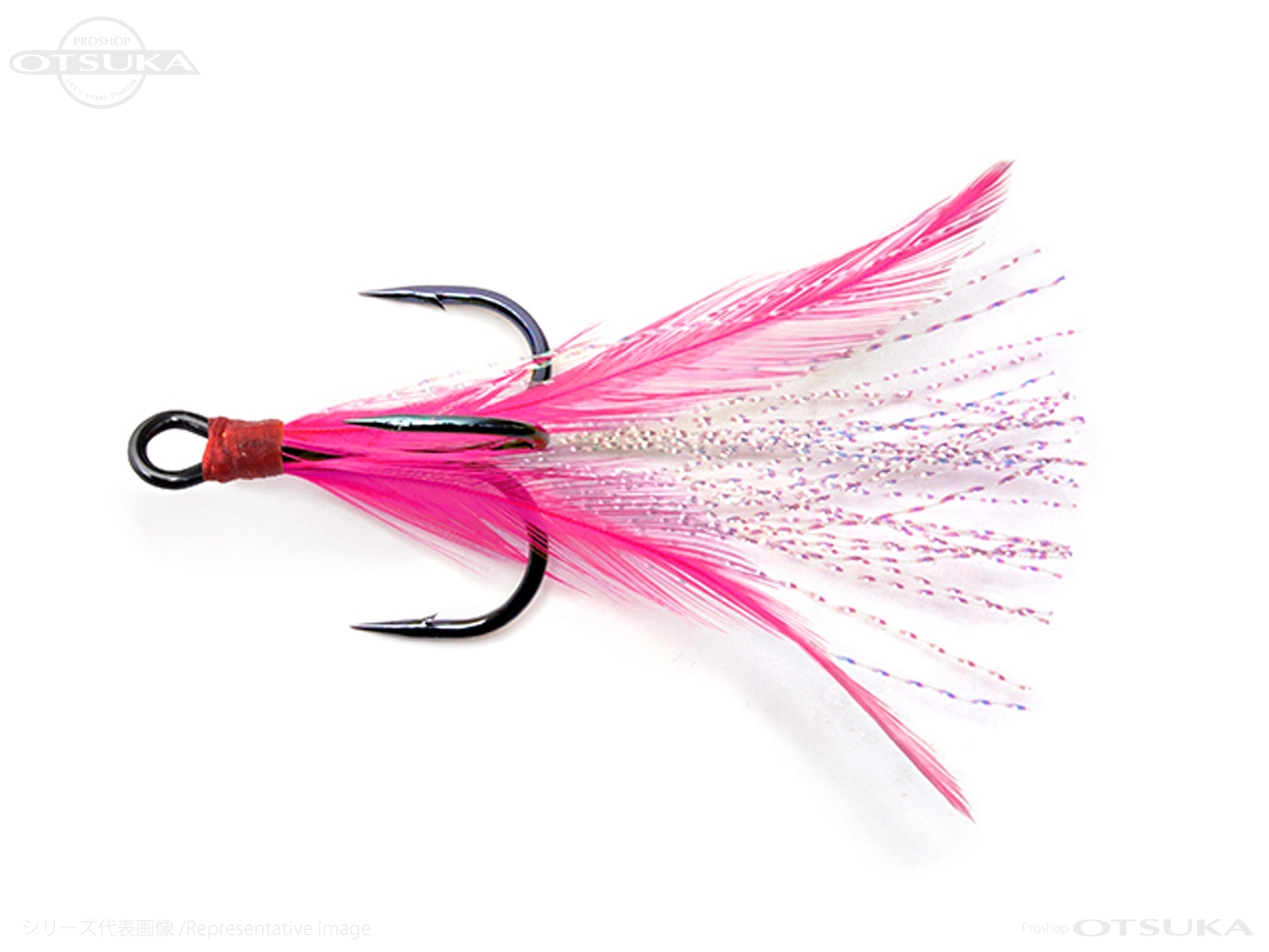 メガバス フェザーフック ティーザーフック #4 #ピンク