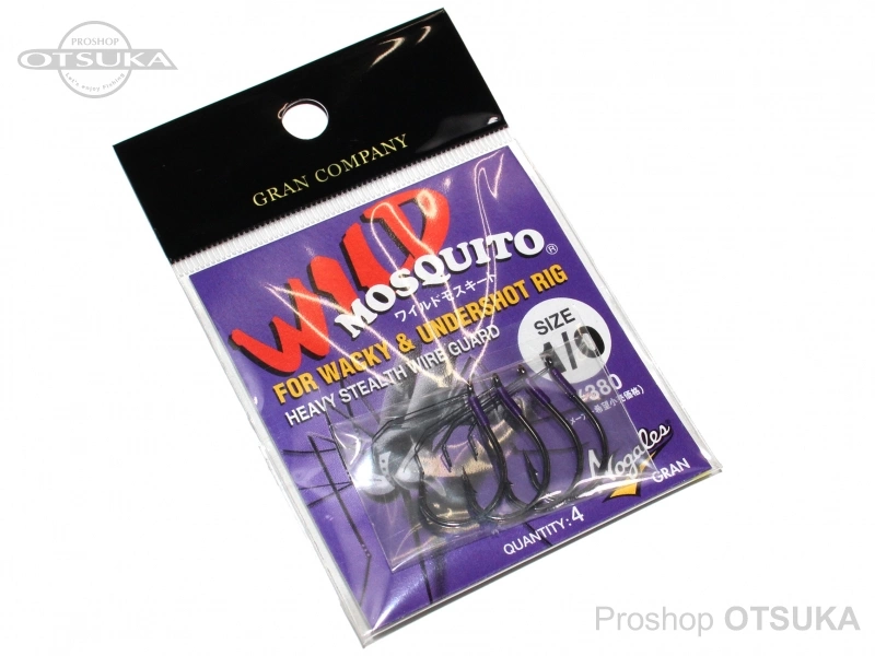 モーリス ワームフック ワイルドモスキート #1/0 #ブラック