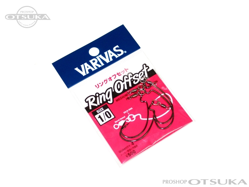 モーリス フッキングマスター ワームフック フッキングマスター リングオフセット #1/0 スイベル付き -