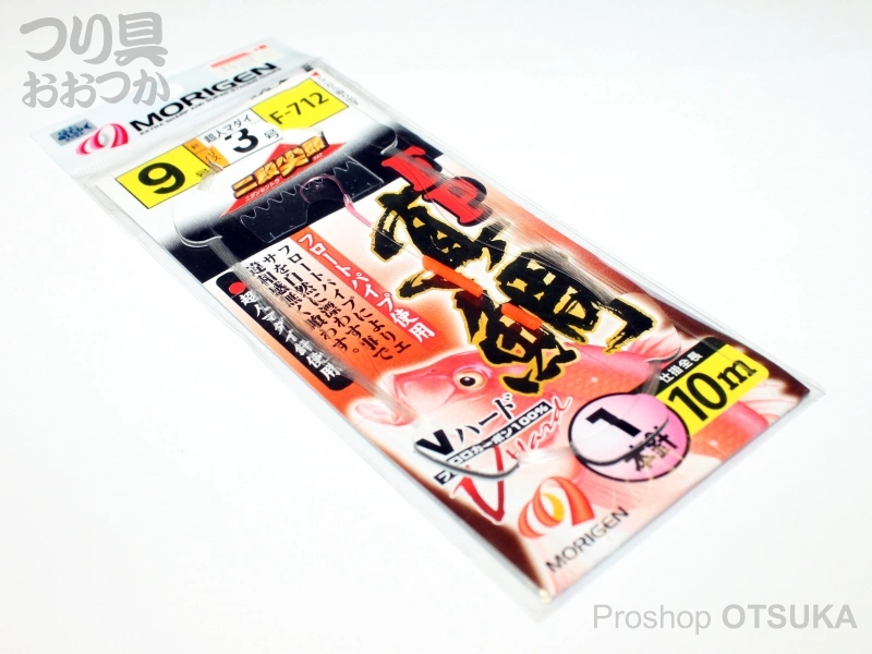 モリゲン FP真鯛 F-712 針9号 ハリス3号 10m 1本針 