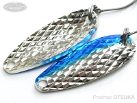 ムカイ 岩魚スプーン -  3.0g 両面ダイヤカット #4 ブルーシルバー 3.0g