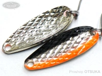 ムカイ 岩魚スプーン -  3.0g 両面ダイヤカット #8 ブラックSオレンジ 3.0g