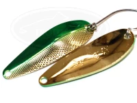 ムカイ 岩魚スプーン -  5.0g #4 ミドリキン 5.0g 半面カットモデル