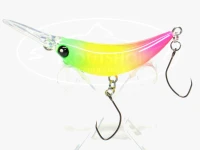 Mukai  Upward Zanmu  - Upward Zanmu 35S #BS02 Green Chart Pink 35mm 3.2g sinking