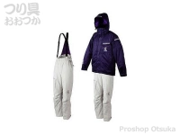 パズデザイン アウターウェア - SLR-011 オールウェザースーツ3 ネイビー×アイスグレー サイズ XL