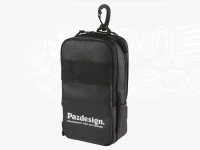 パズデザイン WファスナーTPポーチ - PAC-401 #ブラックホワイト W10×H180×D63mm