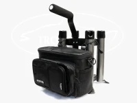 pazdesign Rod Stand Bag + Pouch - PAC-402 #Black Camo W23D10H15cm