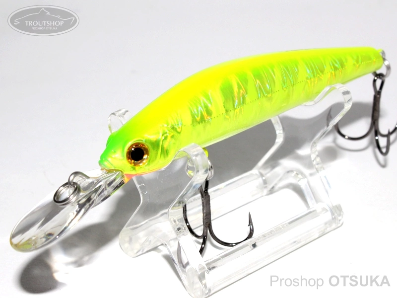 バスデイ シュガー2/3ディープ シュガー2/3ディープ SG85F 85mm 9.7g フローティング #FL-315 クリアーレモンストライプグロー