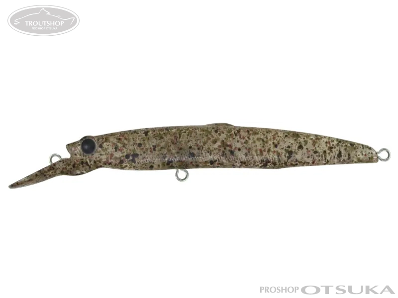 バスデイ シュガーミノースリム シュガーミノースリム70F リジッド AE 70mm 3.5g フローティング #L-052 スケスケブラウンペレット