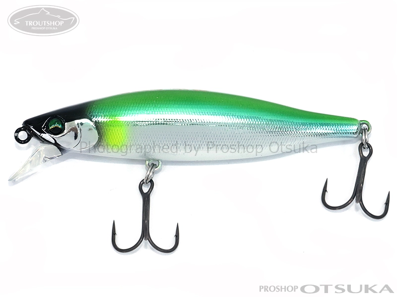 バスデイ もののふ もののふ大鱒 70S 70mm 7.7g シンキング #Mo-034 シルバーグリーン