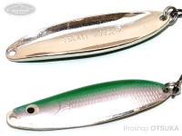 タックルハウス ツインクルスプーン  5g #F-3 シルバー・グリーン 5.0g