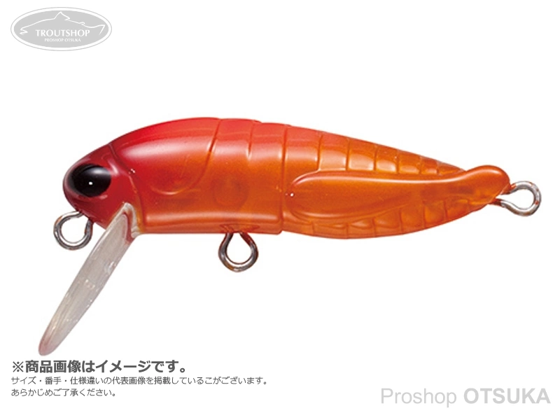 タックルハウス エルフィン グラスホッパー 40mm 2.2g フローティング