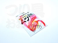 アマノ釣具 絶釣シリーズ - フラッシャームツ #ピンク 16号