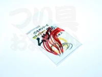 アマノ釣具 絶釣シリーズ - フラッシャームツ #レッド 16号