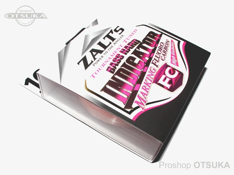 ラインシステム ザルツ ザルツ バスハード インジケーター FC ** 16lb 比重1.78 フロロカーボン  #オレンジマーキング