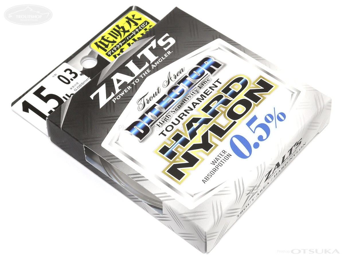 ラインシステム ザルツ ディテクターハード ナイロン 1.5lb 0.3号 実測糸径0.088mm # クリア