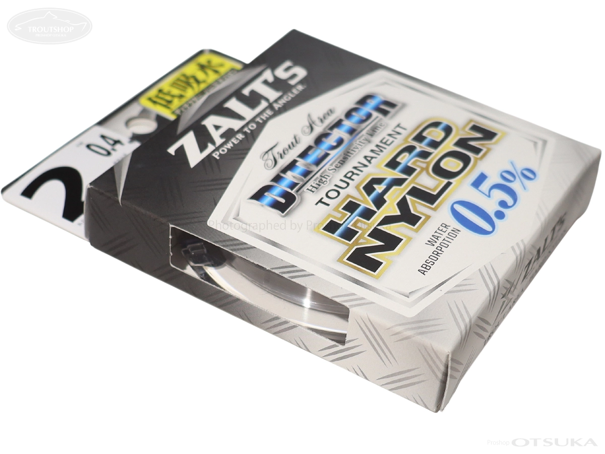 ラインシステム ザルツ ディテクターハード ナイロン 2lb 0.4号 実測糸径0.103mm # クリア