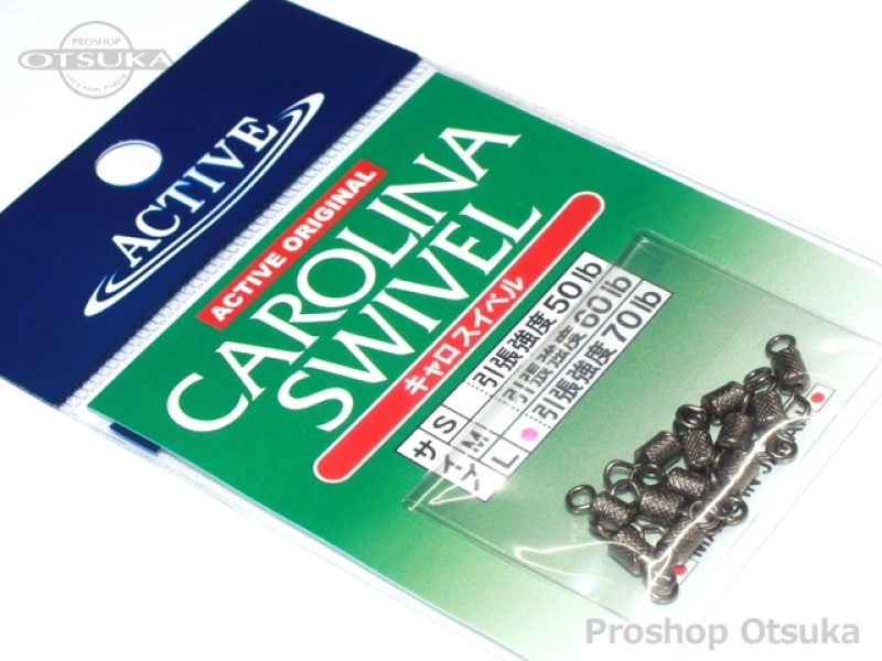 アクティブ スイベル キャロスイベル #L 70lb #ブラック