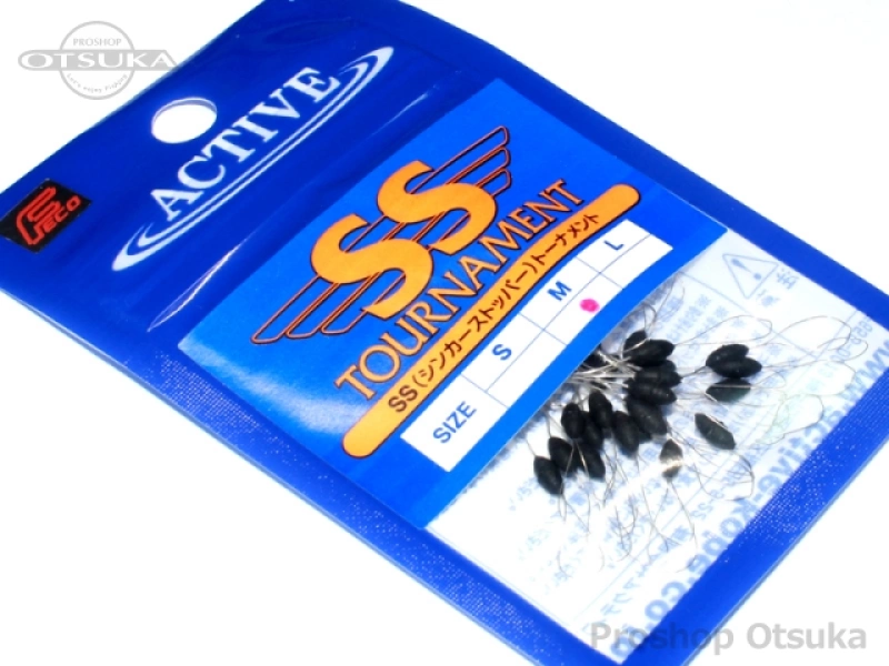 アクティブ シンカーストッパー SSトーナメント #M #ブラック