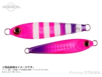 ジャッカル ビッグバッカー - ジグ30g # グローピンク&amp;パープル/レンズホロ 62mm 30g