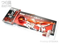 ジャッカル 鉛式ビンビン玉スライド -  #F181 レッドオレンジ/オレンジゴールドT+ 60g