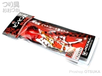 ジャッカル 鉛式ビンビン玉スライド -  #F179 レッドレッド/シマレッドT+ 100g