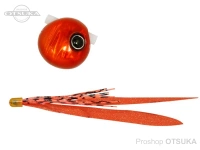 ジャッカル 鉛式ビンビン玉スライド -  #F181 レッドオレンジ/オレンジゴールドT+ 120g