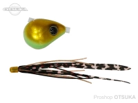 ジャッカル 爆流ビンビン玉 -  スライド #F196 チャートグローゴールド/超ケイムラT+ 60g